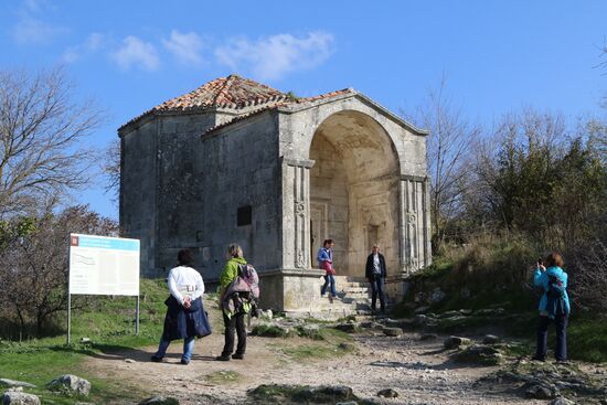 Chufut-Kale city-fortress in Crimea