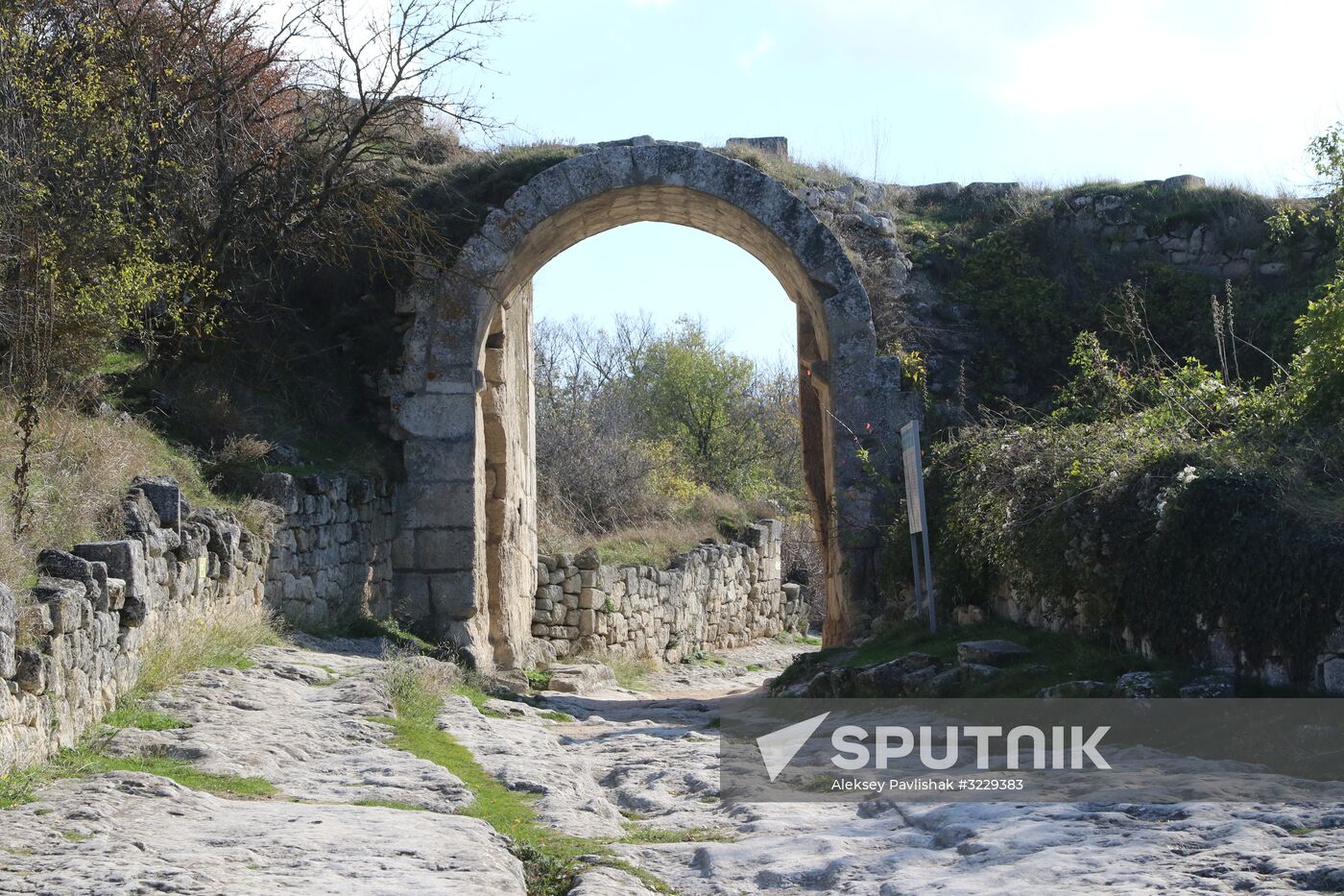 Chufut-Kale city-fortress in Crimea