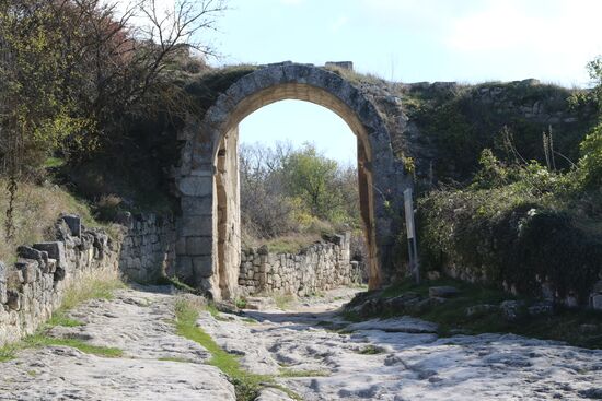 Chufut-Kale city-fortress in Crimea