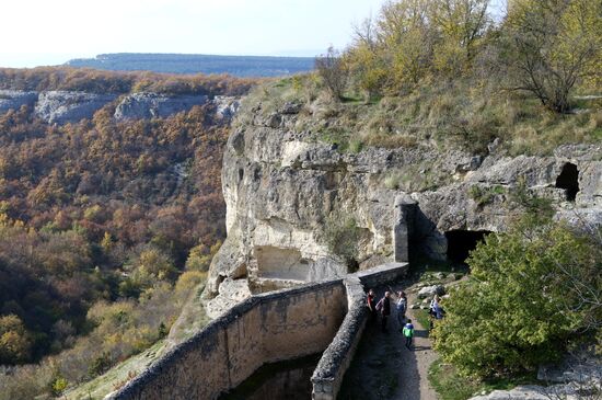 Chufut-Kale city-fortress in Crimea