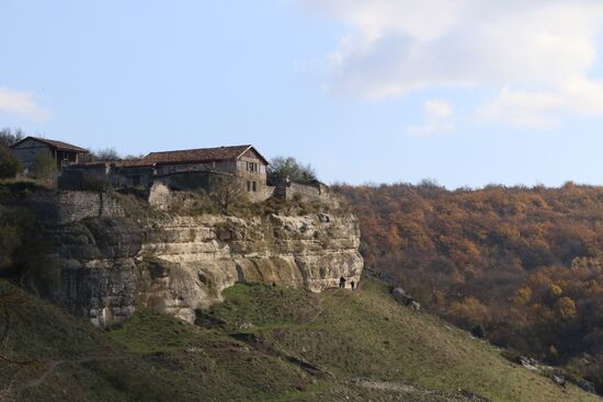 Chufut-Kale city-fortress in Crimea