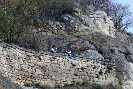Chufut-Kale city-fortress in Crimea
