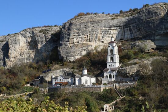 Chufut-Kale city-fortress in Crimea