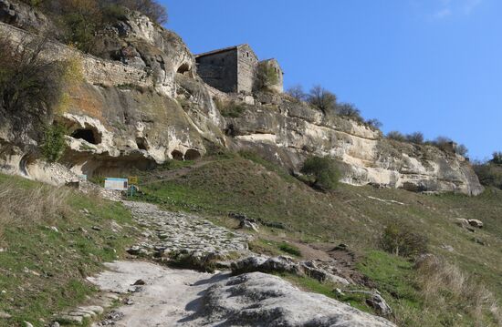 Chufut-Kale city-fortress in Crimea
