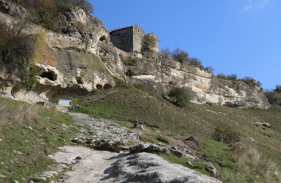 Chufut-Kale city-fortress in Crimea