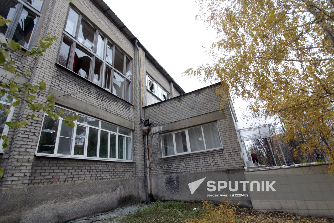 Consequences of shelling in Donetsk