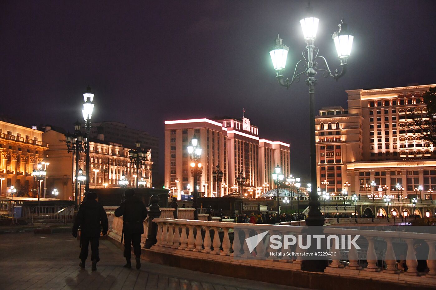Manezhnaya Square in Moscow