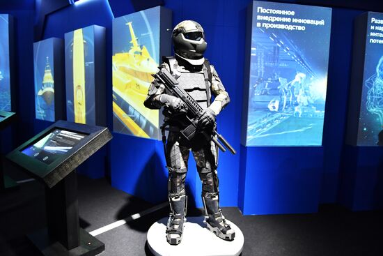 Russia Focused on the Future exhibition