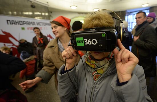 Videos Revolution 360 are shown in Moscow Metro