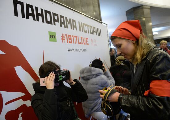 Videos Revolution 360 are shown in Moscow Metro
