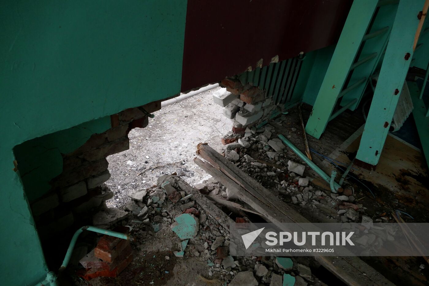 Consequences of shelling in Donetsk