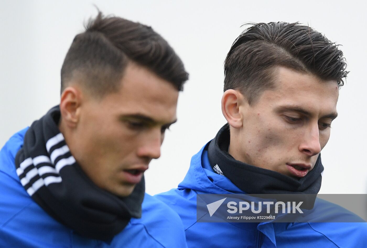 Football. Training session of the Russian national football team