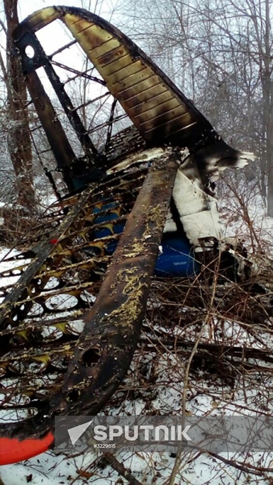 Antonov An-2 plane crashes in Amur Region