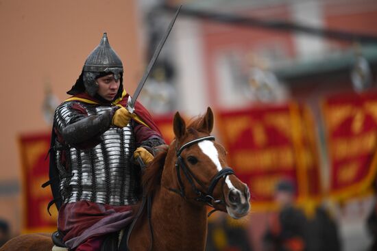March marking 76th anniversary of November 7, 1941, military parade