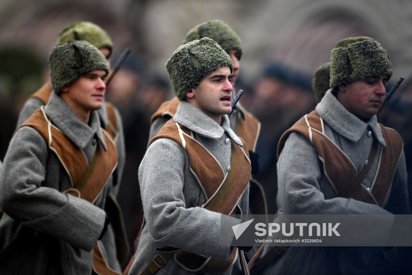 March marking 76th anniversary of November 7, 1941, military parade
