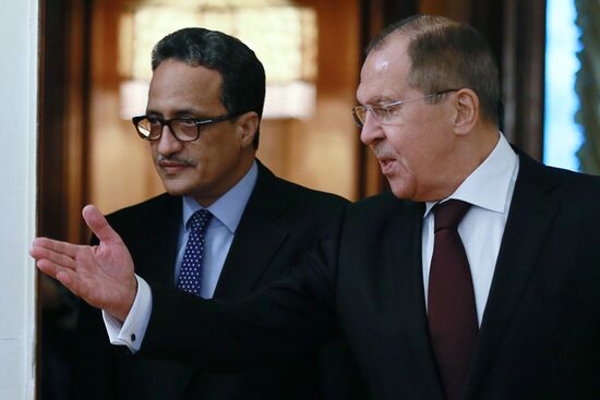 Sergei Lavrov meets with Mauretania Minister of Foreign Affairs and Cooperation Isselkou Ould Ahmed Izid Bih