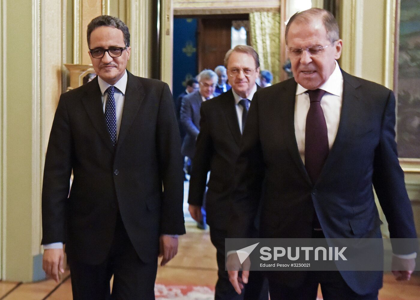 Sergei Lavrov meets with Mauretania Minister of Foreign Affairs and Cooperation Isselkou Ould Ahmed Izid Bih