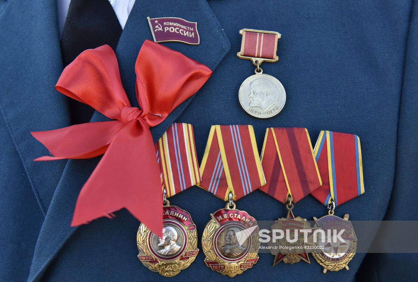 Celebrating 100th anniversary of October Socialist Revolution