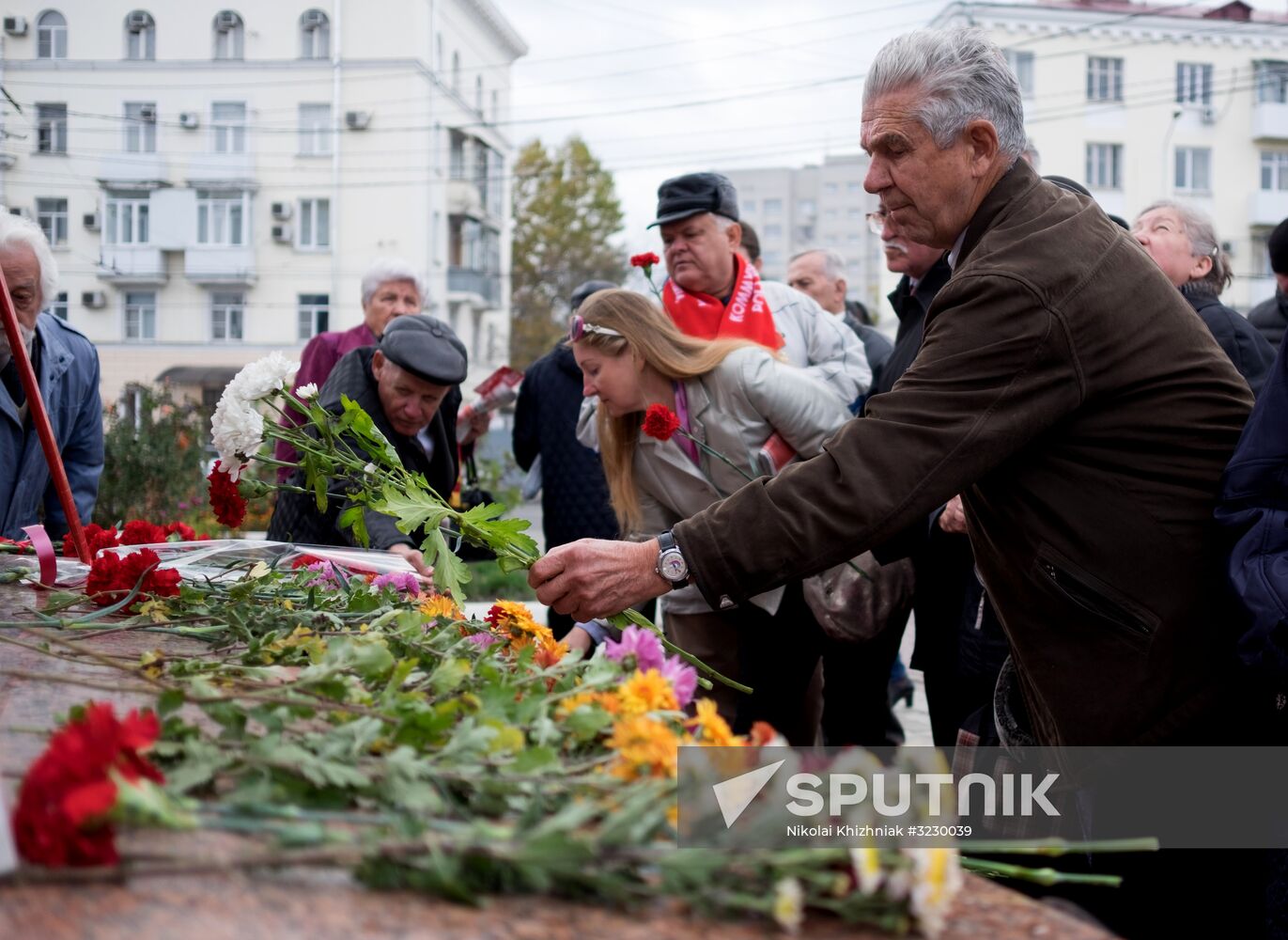 Celebrating 100th anniversary of October Socialist Revolution