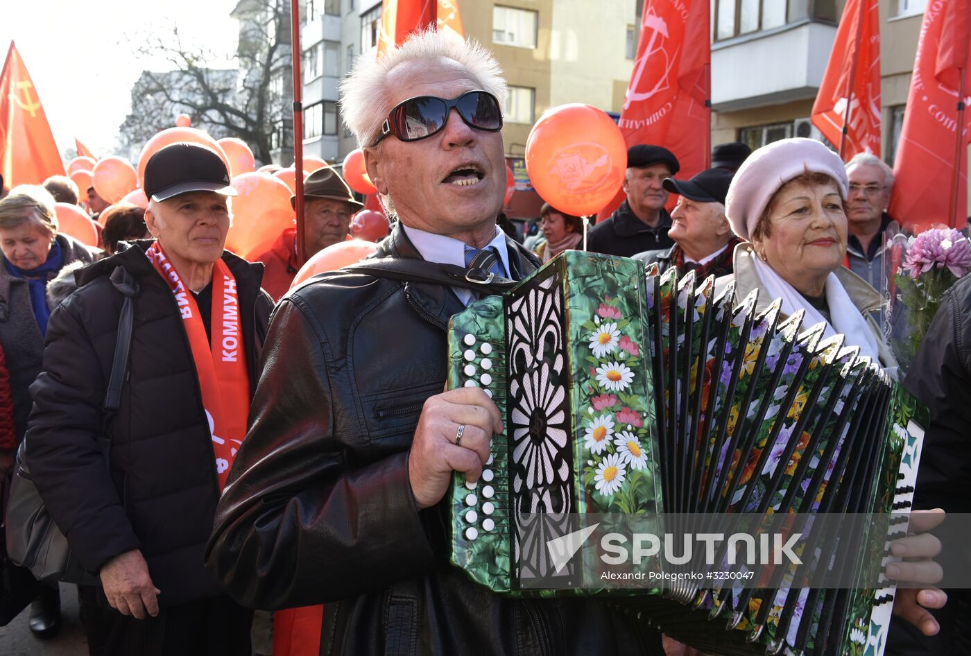 Celebrating 100th anniversary of October Socialist Revolution