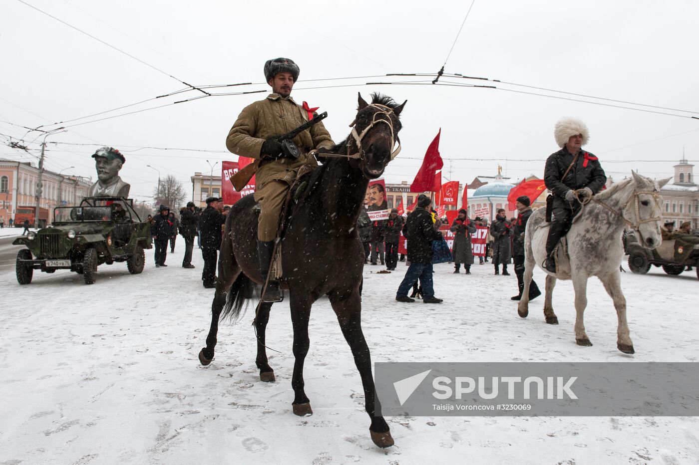 Celebrating 100th anniversary of October Socialist Revolution
