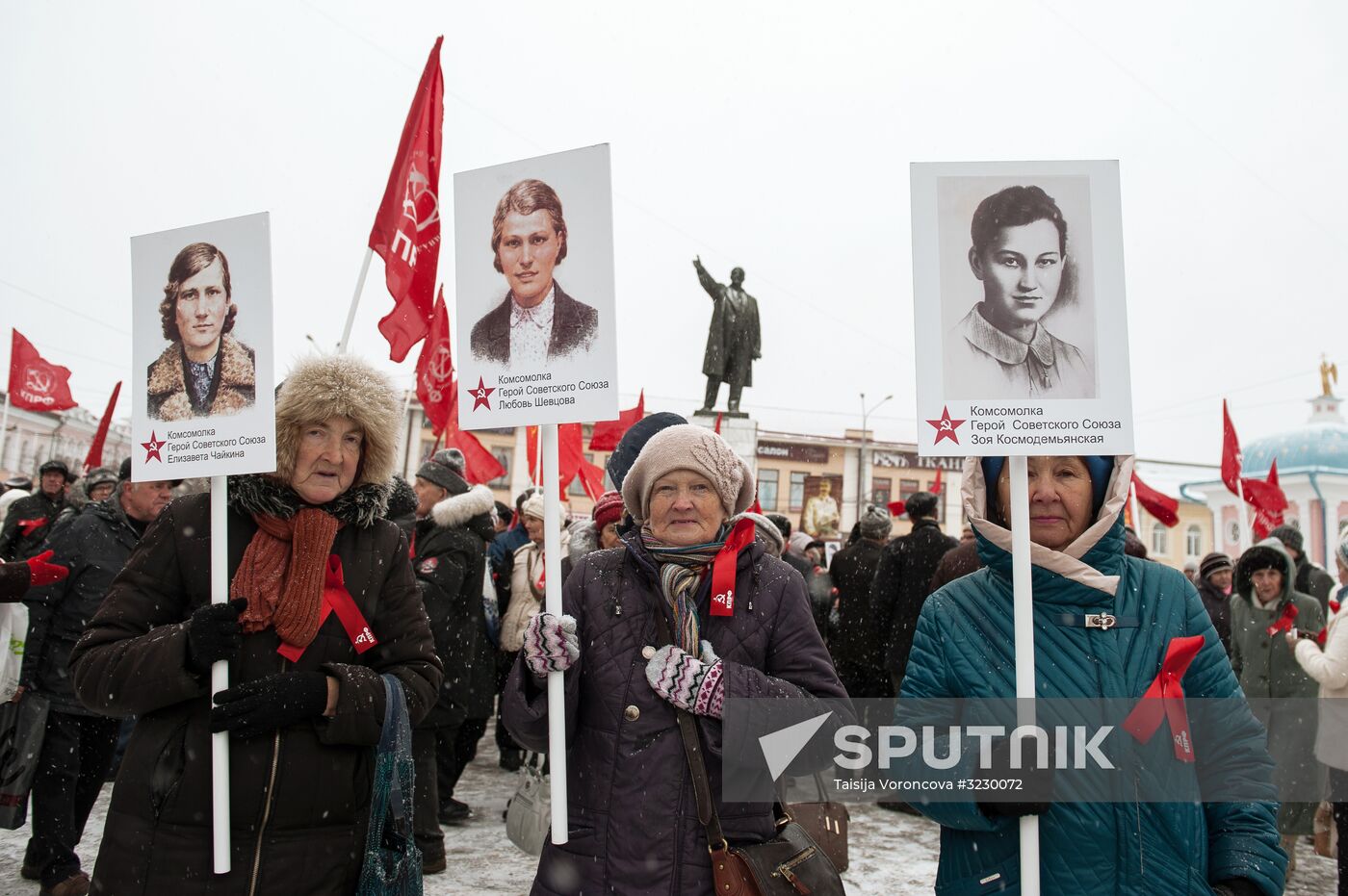 Celebrating 100th anniversary of October Socialist Revolution
