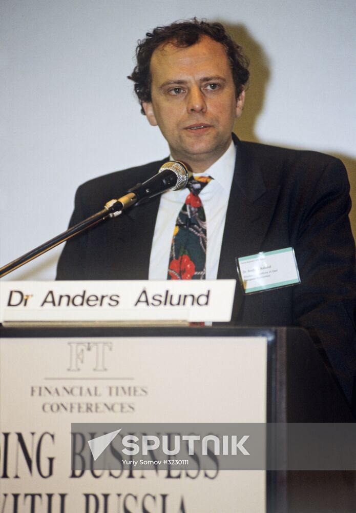 Swedish economist Anders Aslund