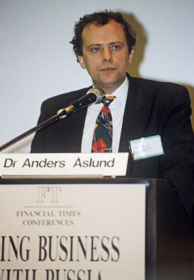 Swedish economist Anders Aslund