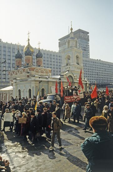 March of Empty Cans in Moscow