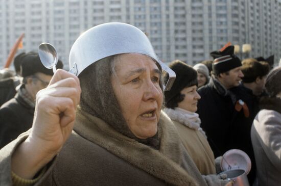 March of Empty Cans in Moscow