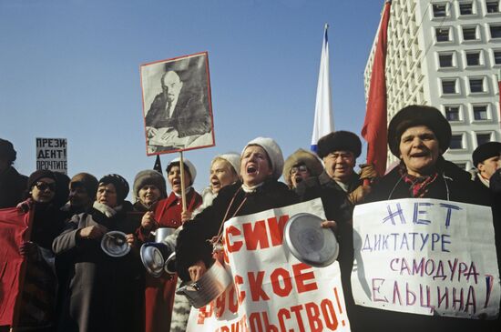 March of Empty Cans in Moscow