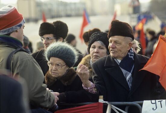 Rallies and pickets during the 9th Congress of People's Deputies of Russia