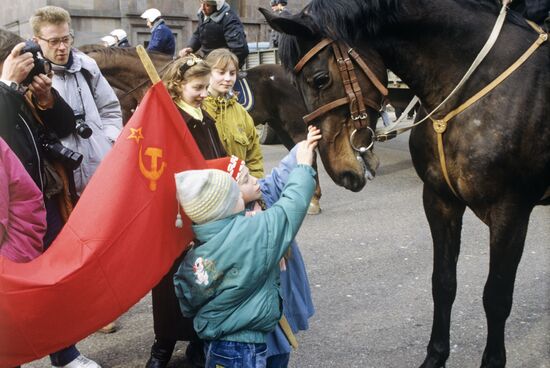 Rallies and pickets during the 9th Congress of People's Deputies of Russia