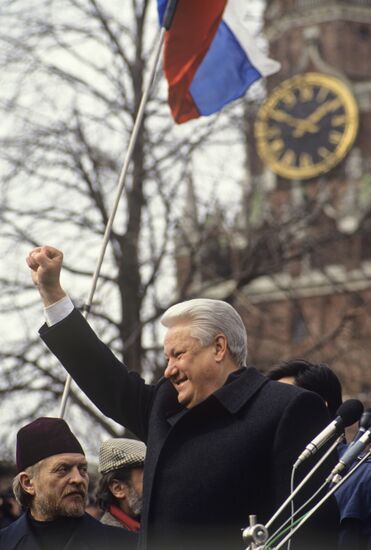 Rallies and pickets during the 9th Congress of People's Deputies of Russia