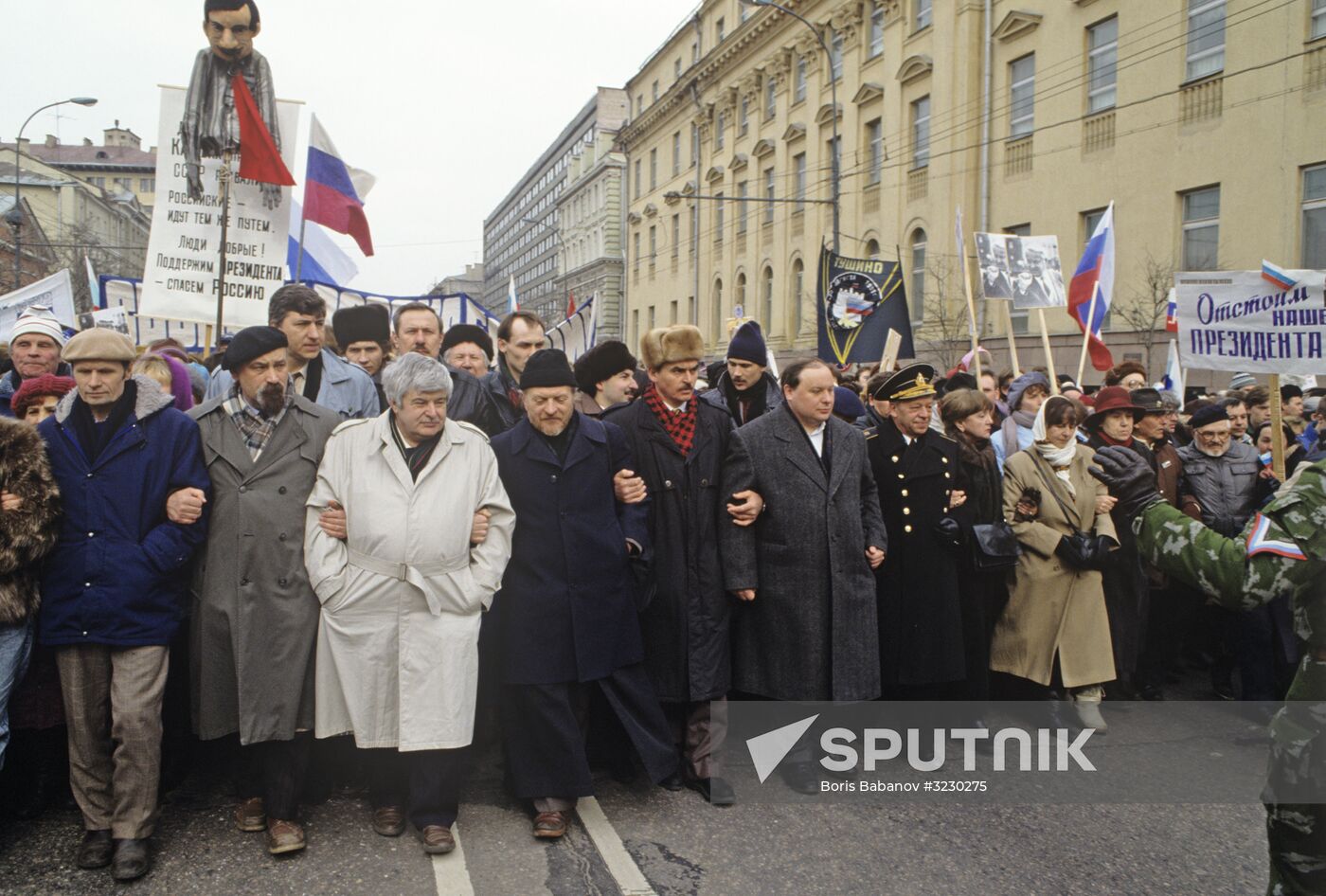 Rallies and pickets during the 9th Congress of People's Deputies of Russia