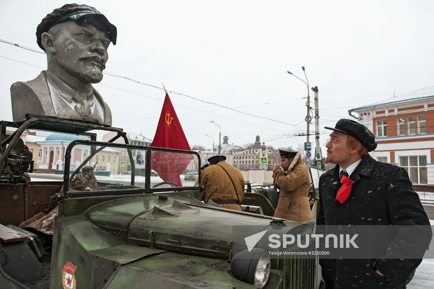Celebrating 100th anniversary of October Socialist Revolution