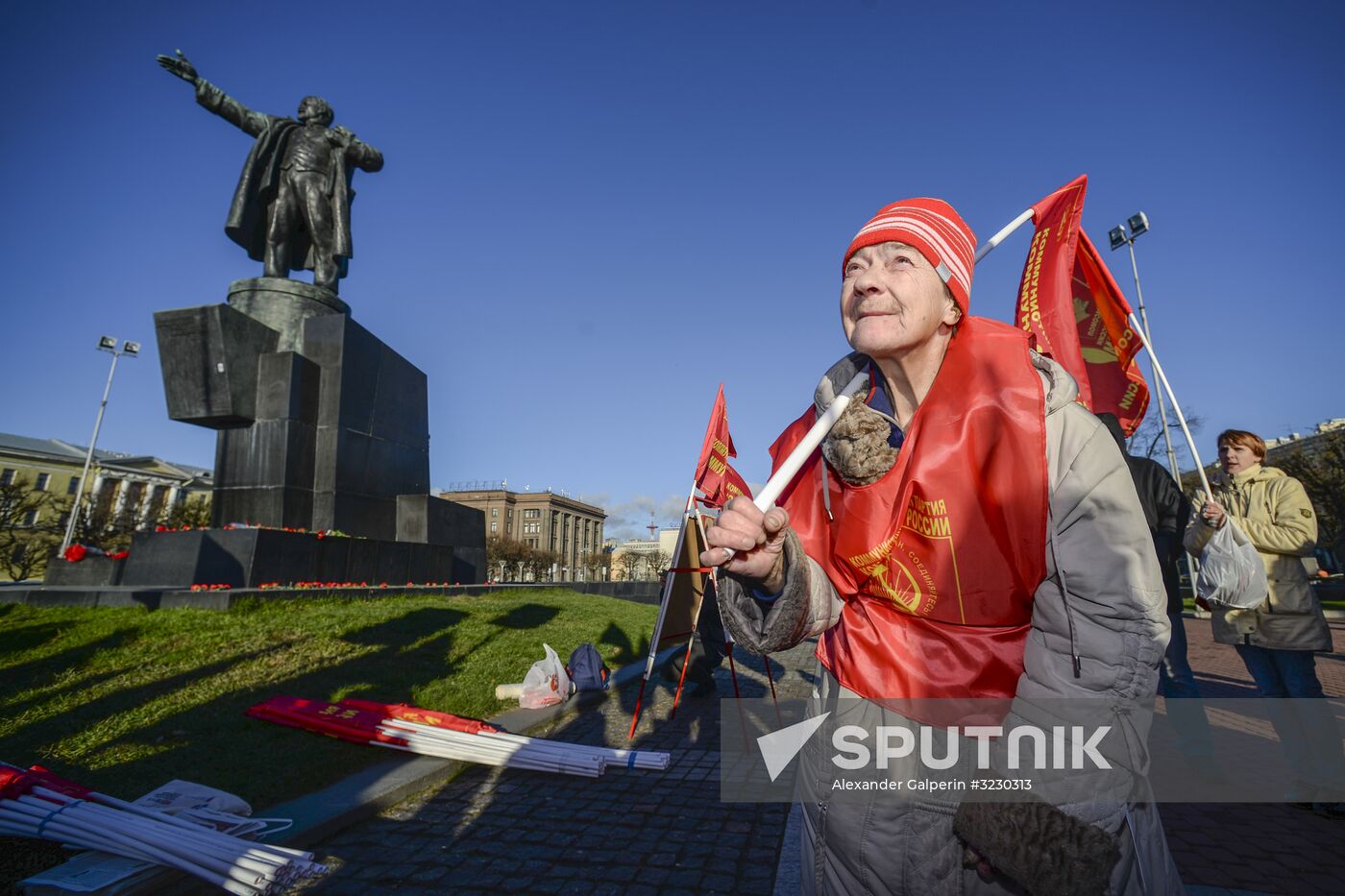 Celebrating 100th anniversary of October Socialist Revolution