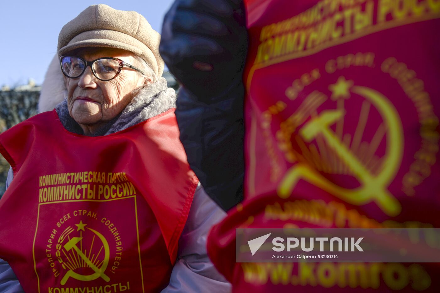 Celebrating 100th anniversary of October Socialist Revolution