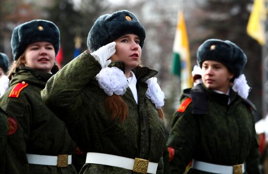 March in Samara to mark 76th anniversary of 1941 military parade
