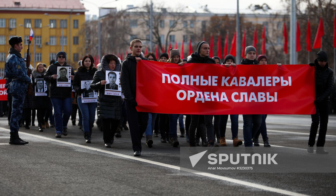 March in Samara to mark 76th anniversary of 1941 military parade