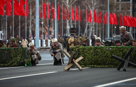 March in Samara to mark 76th anniversary of 1941 military parade