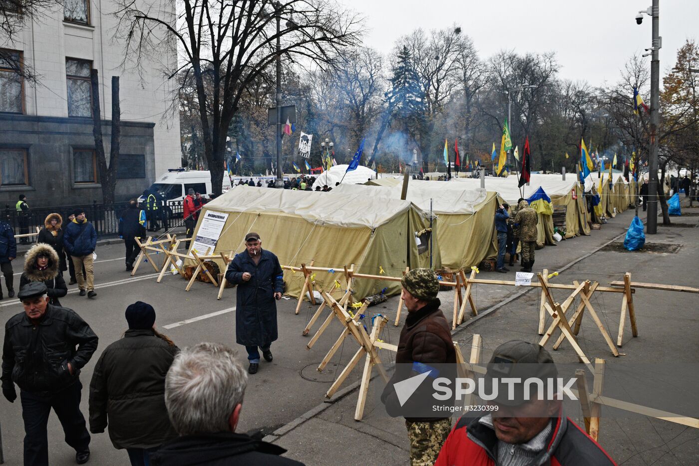 Mikheil Saakashvili's party holds rally in Kiev
