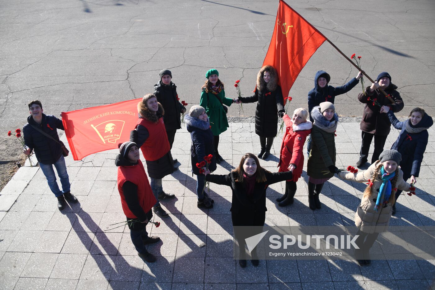 Celebrating 100th anniversary of October Socialist Revolution