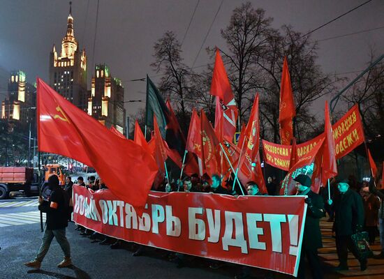 Red March in Moscow