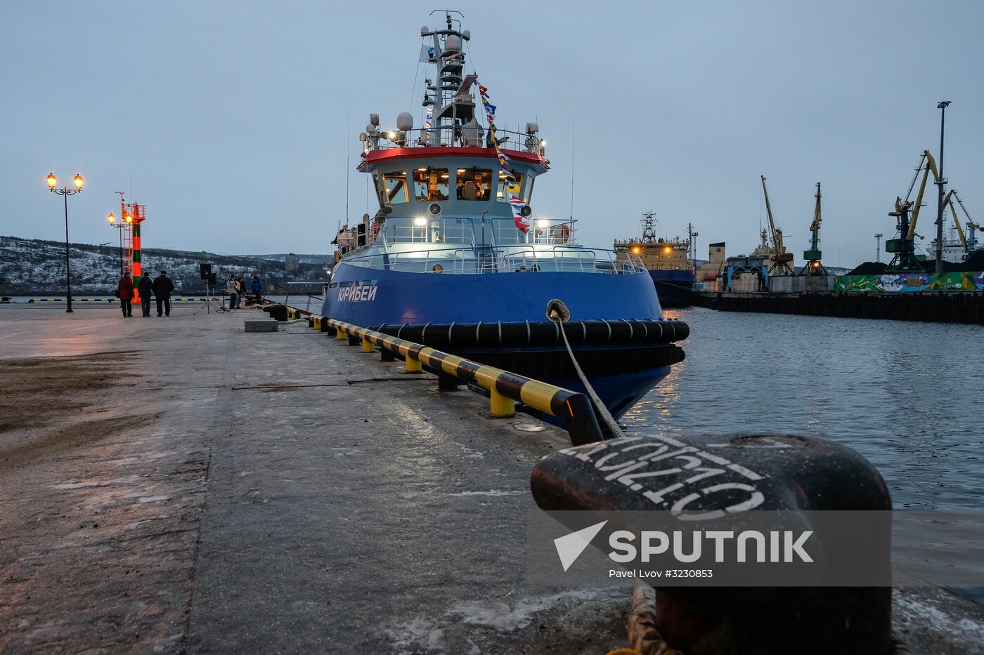 Icebreaking tug Yuribei arrives in Murmansk