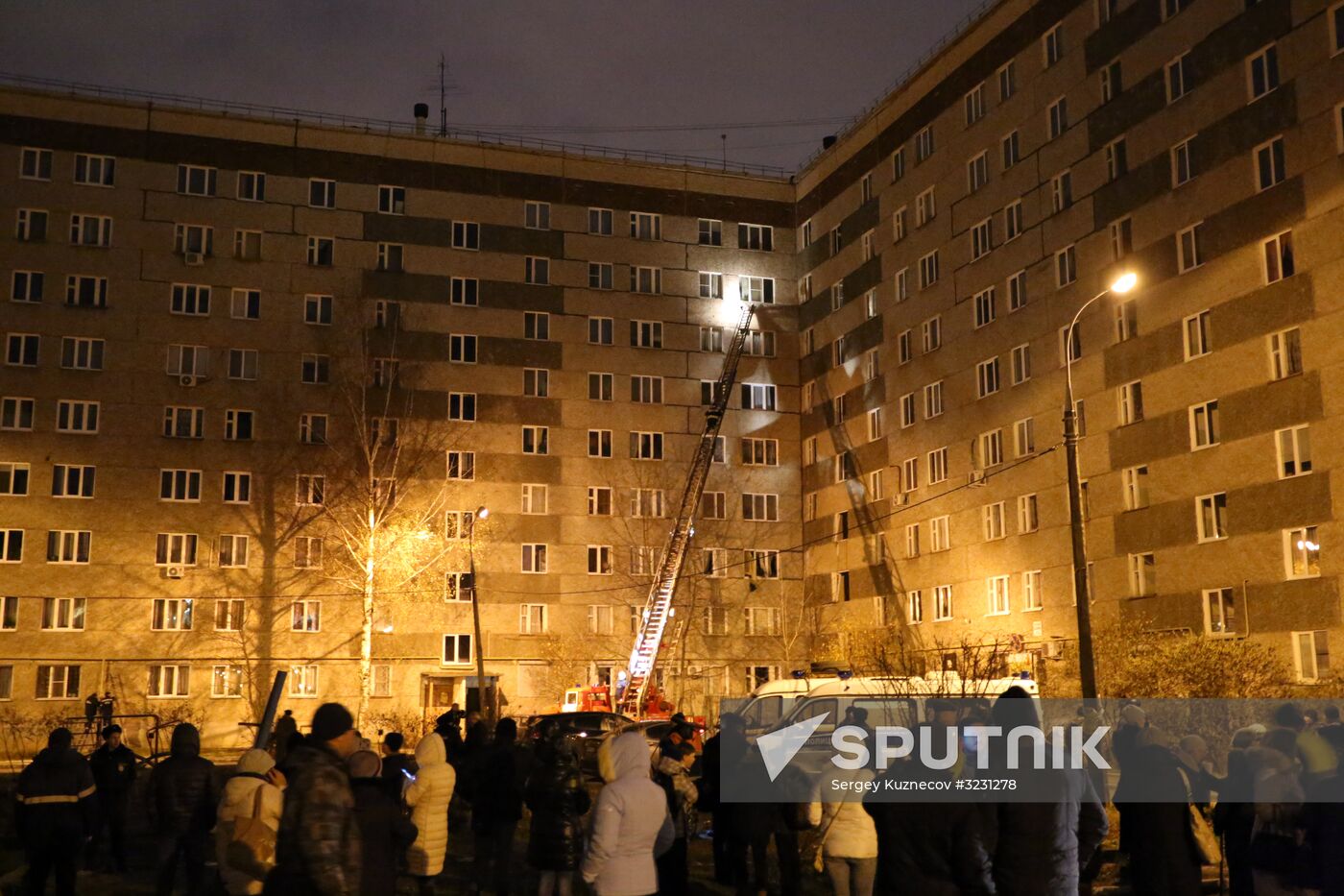 Apartment house collapses in Izhevsk