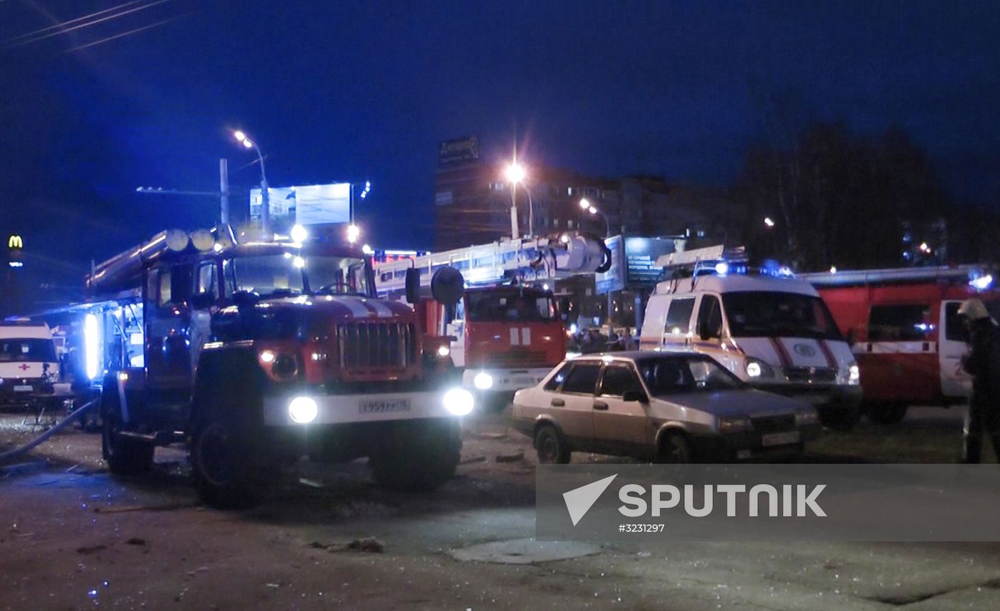 Apartment house collapses in Izhevsk