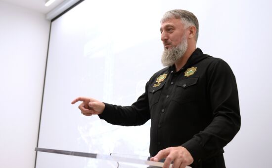 Akhmat Tower under construction in Grozny