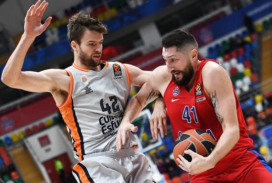 Basketball. Euroleague. CSKA vs. Valencia