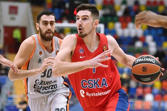 Basketball. Euroleague. CSKA vs. Valencia